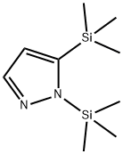 1,5-Bis(trimethylsilyl)-1H-pyrazole,52805-96-6,结构式