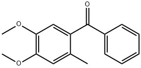 4,5-Dimethoxy-2-methylbenzophenone,52806-39-0,结构式
