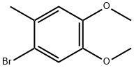 2-Bromo-4,5-dimethoxytoluene 化学構造式