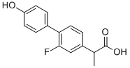 4'-ヒドロキシ フルルビプロフェン 化学構造式
