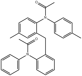 N-[2-[[2-[Acetyl(4-methylphenyl)amino]-5-methylphenyl]methyl]phenyl]-N-phenylacetamide|