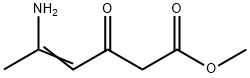 5-Amino-3-oxo-4-hexenoic acid methyl ester Structure