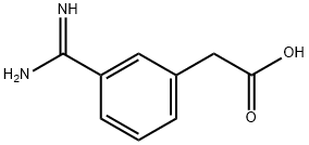 (3-CARBAMIMIDOYL-PHENYL)-ACETIC ACID,52820-40-3,结构式
