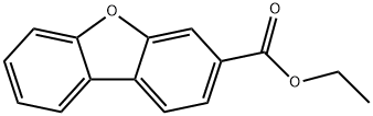 3-ジベンゾフランカルボン酸エチル 化学構造式