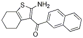 (2-AMino-4,5,6,7-tetrahydrobenzo[b]thiophen-3-yl)naphthalen-2-ylMethanone 化学構造式