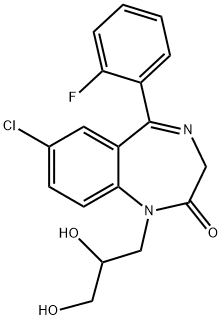丙氟西泮,52829-30-8,结构式