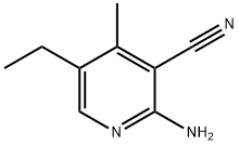 3-Pyridinecarbonitrile,  2-amino-5-ethyl-4-methyl-,52833-35-9,结构式