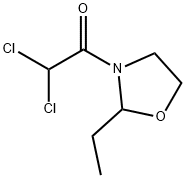 Oxazolidine, 3-(dichloroacetyl)-2-ethyl- (9CI) Struktur