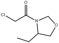 Oxazolidine, 3-(chloroacetyl)-4-ethyl- (9CI),52836-94-9,结构式