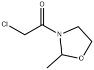 Oxazolidine, 3-(chloroacetyl)-2-methyl- (9CI) 结构式