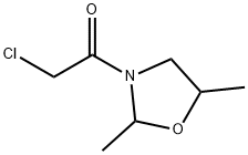 Oxazolidine, 3-(chloroacetyl)-2,5-dimethyl- (9CI) Structure