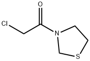 Thiazolidine, 3-(chloroacetyl)- (9CI) Structure