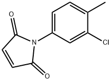 N-(4-甲基-3-氯苯基)马来酰亚胺,52845-68-8,结构式