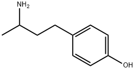 RAC 4-(3-アミノブチル)フェノール 化学構造式