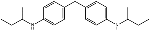 4,4'-亚甲基双[N-仲丁基苯胺],5285-60-9,结构式