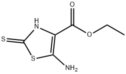 4-Thiazolecarboxylicacid,5-amino-2,3-dihydro-2-thioxo-,ethylester(9CI),52868-64-1,结构式