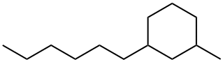 3-METHYL-1-HEXYLCYCLOHEXANE Struktur