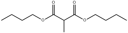 Methylmalonic acid dibutyl ester Struktur