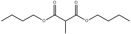 メチルマロン酸ジブチル 化学構造式