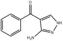 (5-AMINO-1H-PYRAZOL-4-YL)(PHENYL)METHANONE Structure