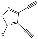 1,2,5-Oxadiazole, 3,4-diethynyl-, 2-oxide (9CI) Struktur