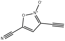 5-Isoxazolecarbonitrile, 3-ethynyl-, N-oxide (9CI) Structure