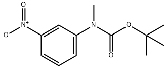 tert-Butyl methyl(3-nitrophenyl)carbamate Structure
