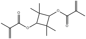 2,2,4,4-tetramethyl-1,3-cyclobutanediyl bismethacrylate,52892-98-5,结构式