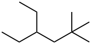 4-エチル-2,2-ジメチルヘキサン 化学構造式