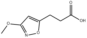 3-甲氧基-5-异恶唑丙酸, 52898-06-3, 结构式