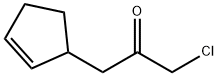 2-Propanone,  1-chloro-3-(2-cyclopenten-1-yl)- 结构式