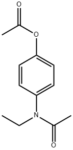 N-[4-(Acetyloxy)phenyl]-N-ethylacetamide Struktur