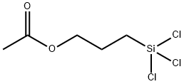 3-(トリクロロシリル)-1-プロパノールアセタート 化学構造式