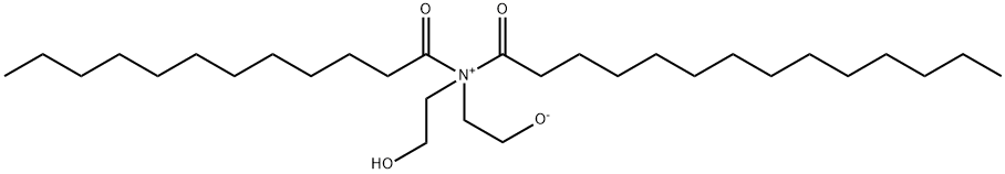 (2-hydroxyethyl)lauroylmyristoyl(2-oxidoethyl)ammonium Structure