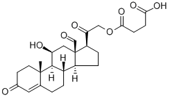 Aldosterone 21-hemisuccinate Struktur