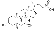 CHENODEOXYCHOLIC ACID-24-13C Struktur