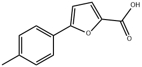 5-(4-甲基苯基)-2-糠酸, 52938-98-4, 结构式