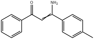 3-Amino-3-(4-methylphenyl)-1-phenyl-2-propen-1-one Structure