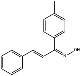 (1E,2Z)-1-(4-Methylphenyl)-3-phenyl-2-propen-1-one oxime,52939-91-0,结构式