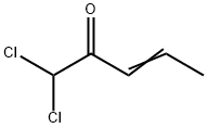 3-Penten-2-one,  1,1-dichloro- 结构式