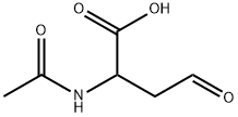 Butanoic acid, 2-(acetylamino)-4-oxo- (9CI) 化学構造式