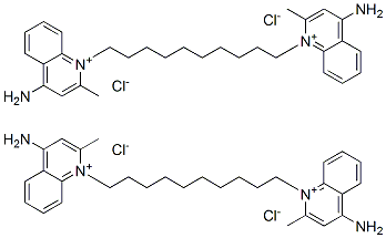 Bisdequalinium chloride Structure