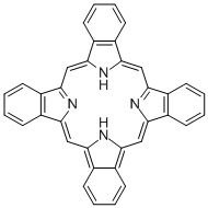 TETRABENZOPORPHINE 化学構造式