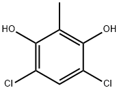 4,6-Dichloro-2-methyl-1,3-benzenediol 结构式