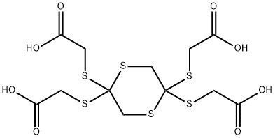 2,2',2'',2'''-[1,4-dithiane-2,5-diylidenetetrakis(thio)]tetrakisacetic acid,52959-43-0,结构式