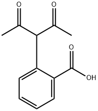 2-(1-アセチル-2-オキソプロピル)安息香酸 化学構造式