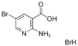 2-氨基-5-溴烟酸氢溴酸盐 结构式