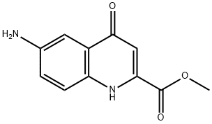 Methyl 6-aMino-4-oxo-1,4-dihydroquinoline-2-carboxylate Struktur