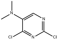 2,4-dichloro-N,N-dimethyl-pyrimidin-5-amine Struktur