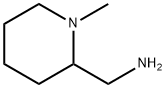 1-(1-メチル-2-ピペリジニル)メタンアミン 化学構造式
